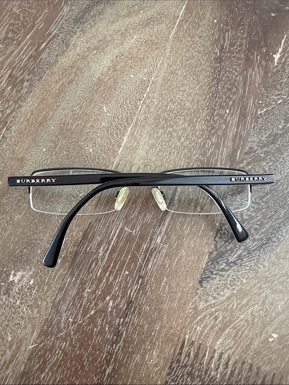 Burberry Prescription Rimless Glasses - Black